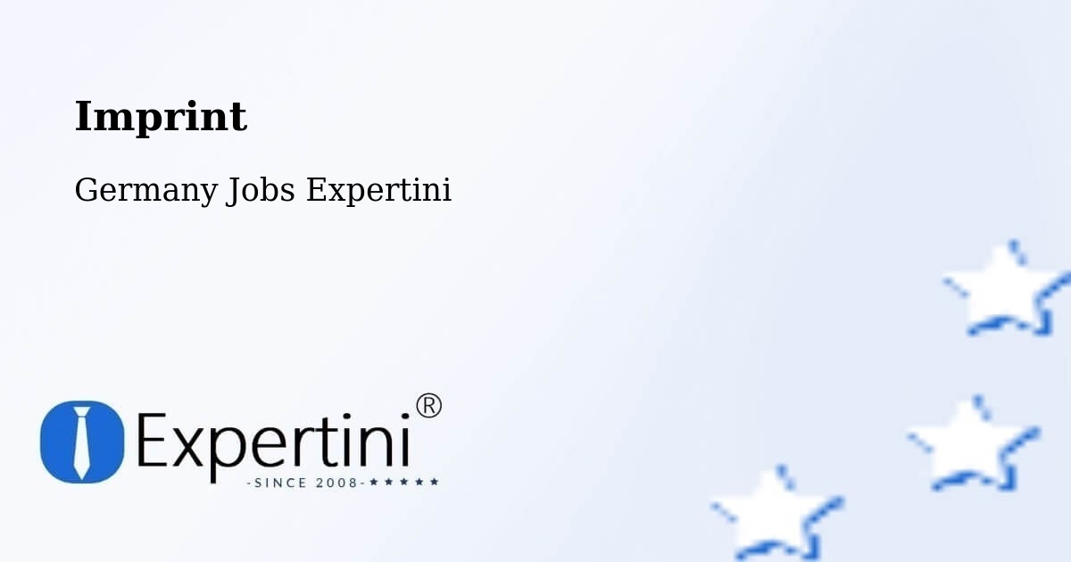 Imprint – Hargesheim - Germany Jobs Expertini